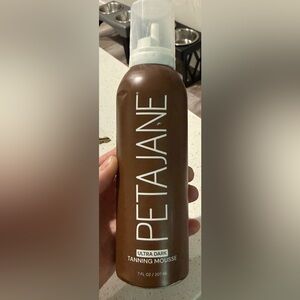 New unopened Bottle PETA Jane self tanning mousse "ultra dark" shade